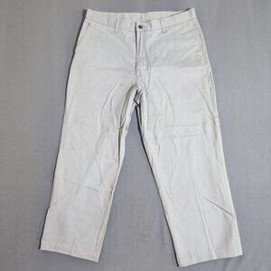 Lee Performance Khakis pants men's size 36X27 creme colour casual street wear